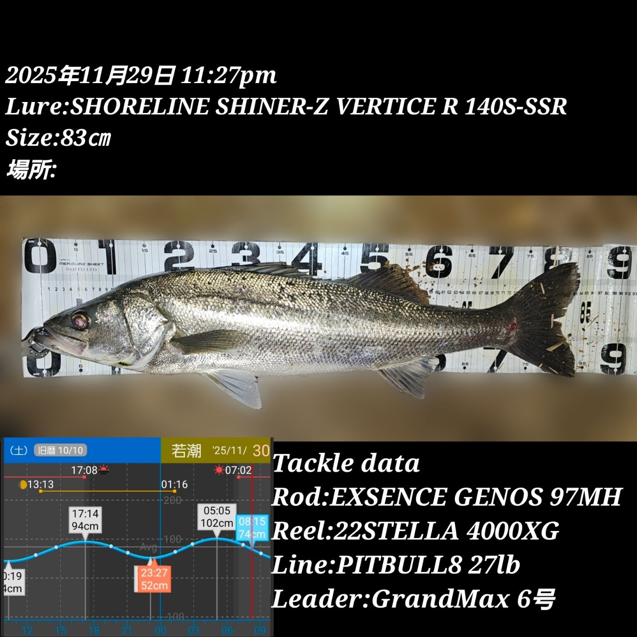 SHIMANO 18エクスセンスジェノス S97MH/Fの最安値・インプレ・釣果