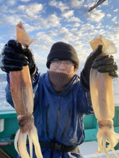 スルメイカの釣果