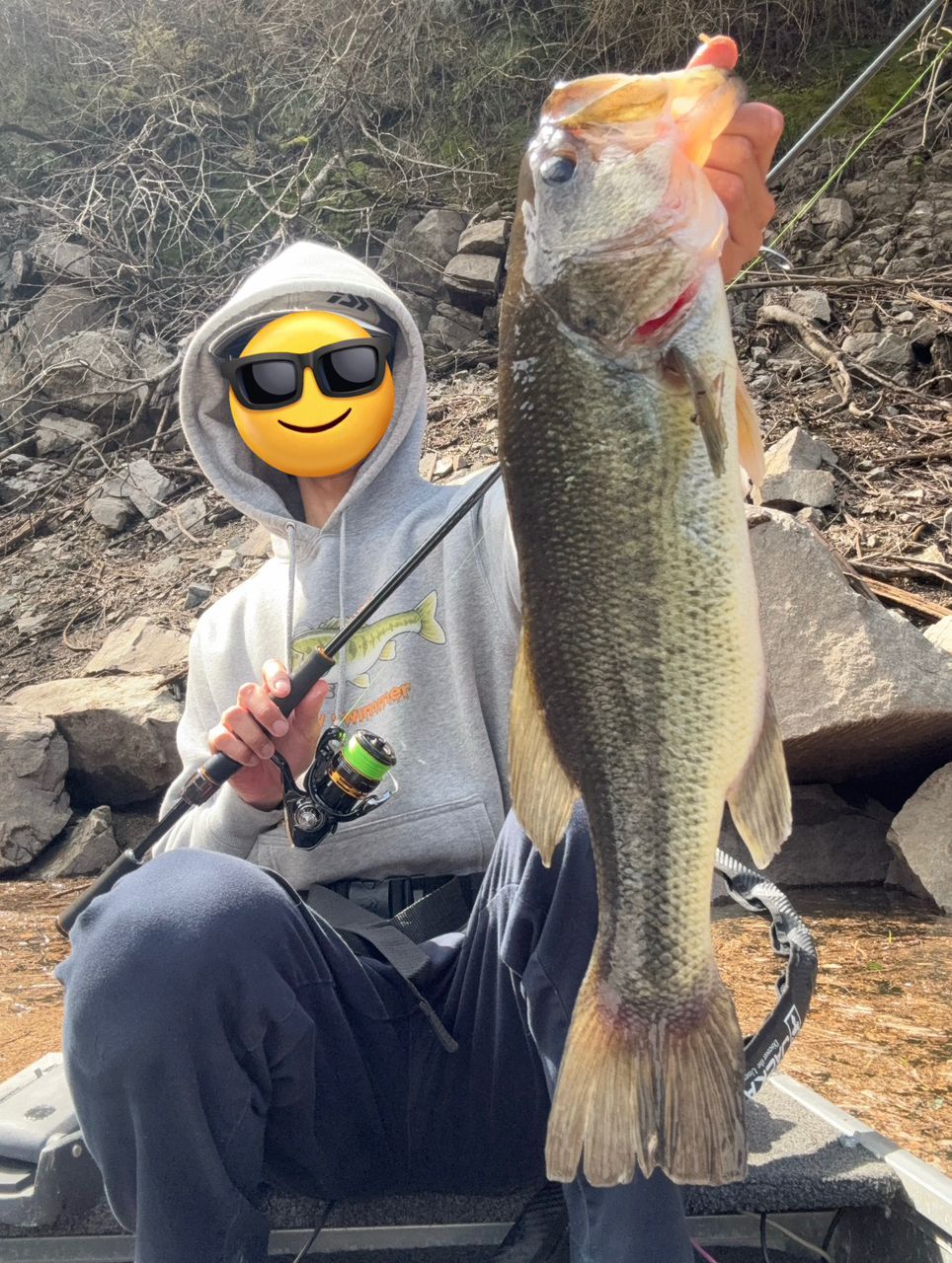 ブラックバスの釣果写真