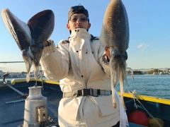 モンゴウイカの釣果