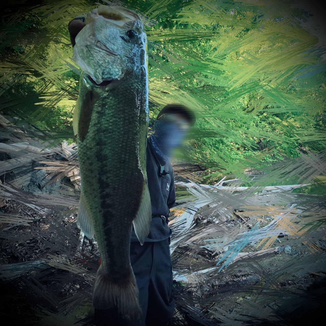 ブラックバスの釣果写真