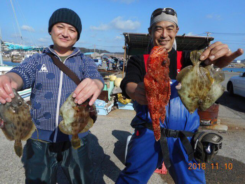 カワハギの釣果