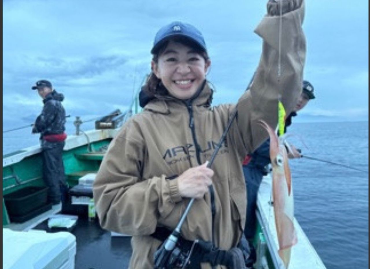 アングラー女子 KAMA さんの 2026年05月25日のケンサキイカの釣り