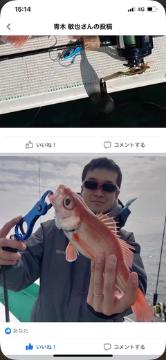 アカムツの釣果