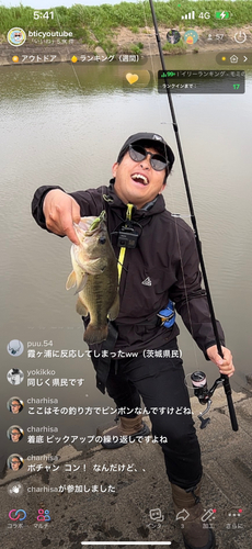 ブラックバスの釣果