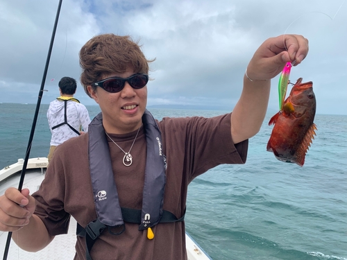 アカジンミーバイの釣果