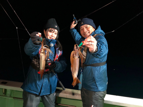 スルメイカの釣果