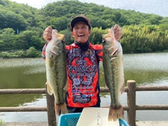 ブラックバスの釣果