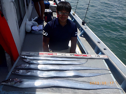 タチウオの釣果