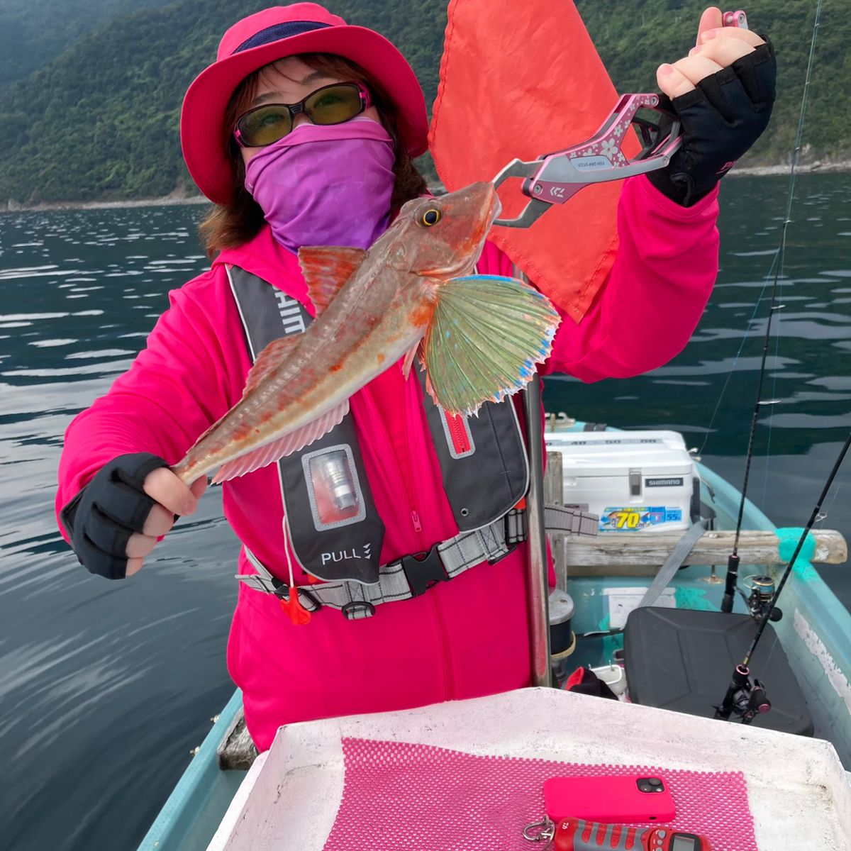 ピンクの釣りおばさん 雪島さんの釣果 1枚目の画像