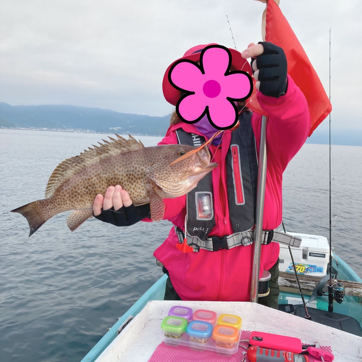 ピンクの釣りおばさん 雪島さんの釣果 1枚目の画像