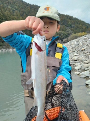 天竜川気田川合流