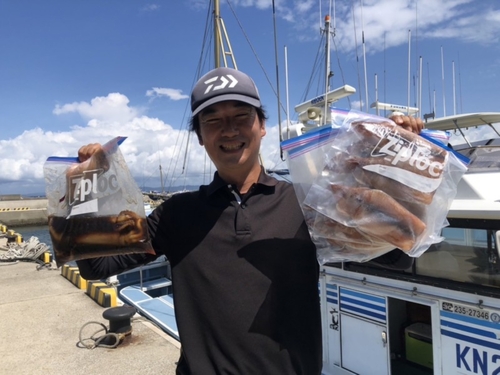 スルメイカの釣果