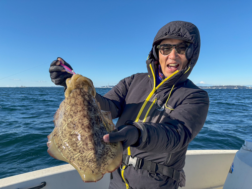 モンゴウイカの釣果