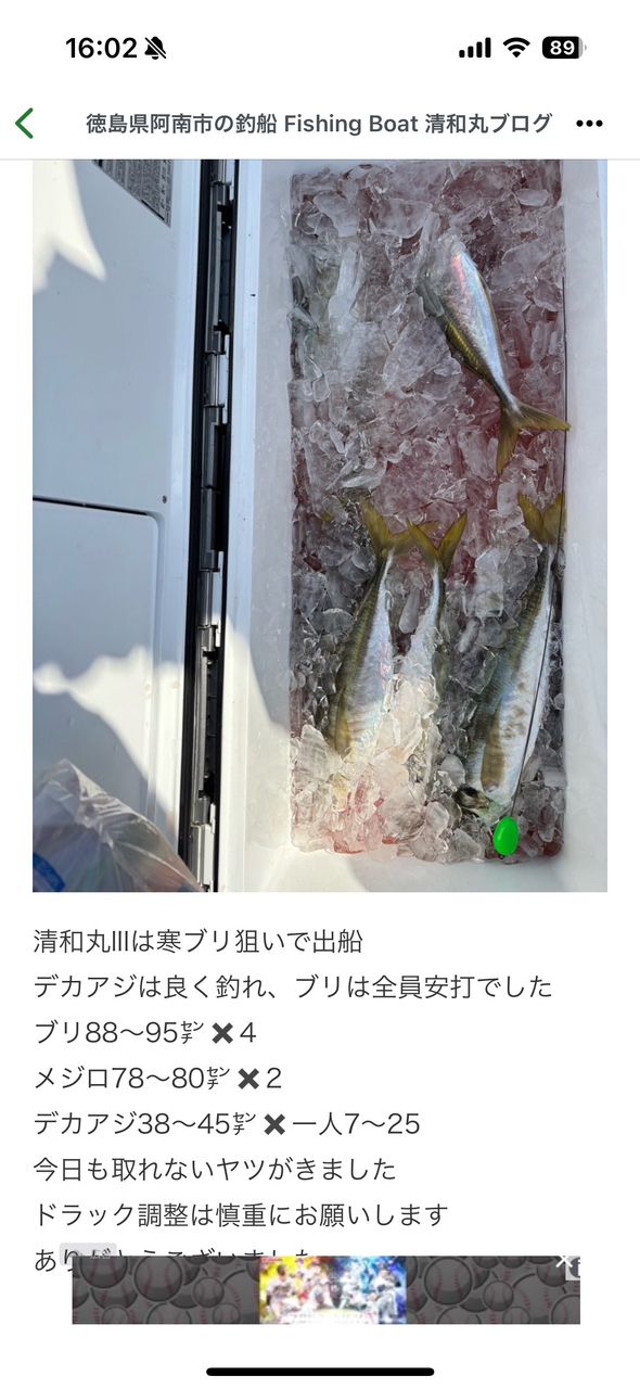 清和丸さんの釣果 2枚目の画像