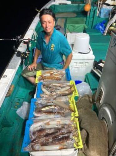 アカイカの釣果