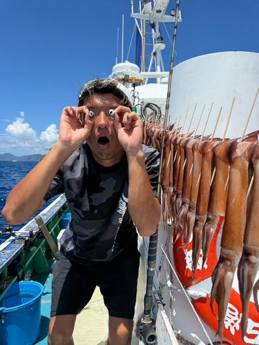 スルメイカの釣果