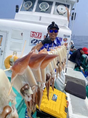 スルメイカの釣果