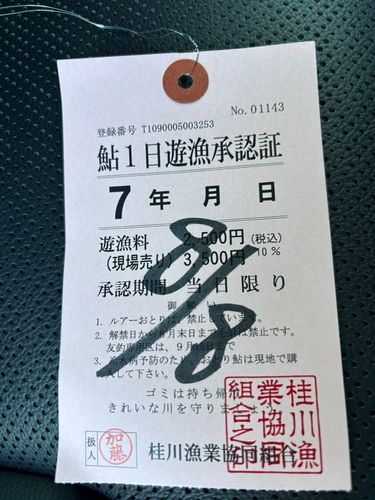 アユの釣果