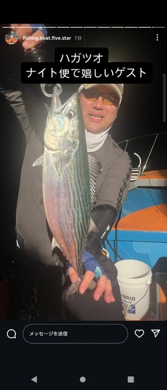 ハガツオの釣果